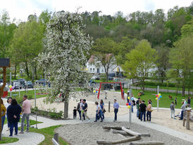 Einweihung der Katholischen Kindertagesstätte St. Vinzenz 2023 (Foto: Karl-Franz Thiede)